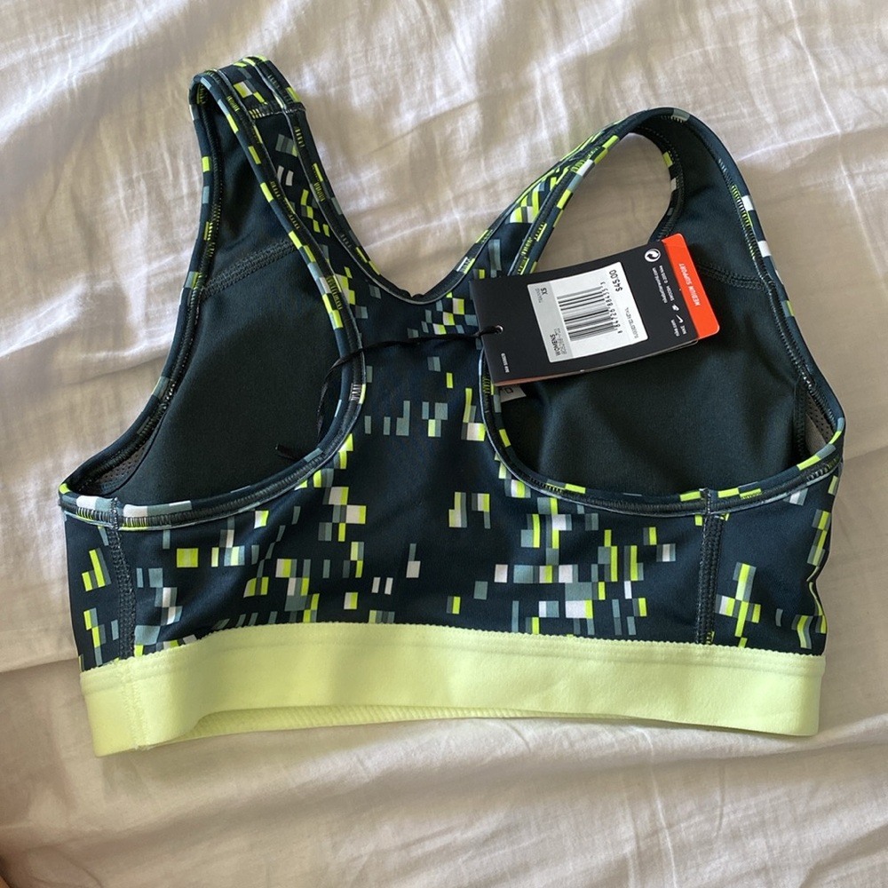 Nike Pro Dri Fit Racerback Sports Bra - Picture 2 of 3